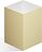 Corner Badezimmerbehälter 9 cm gold matt