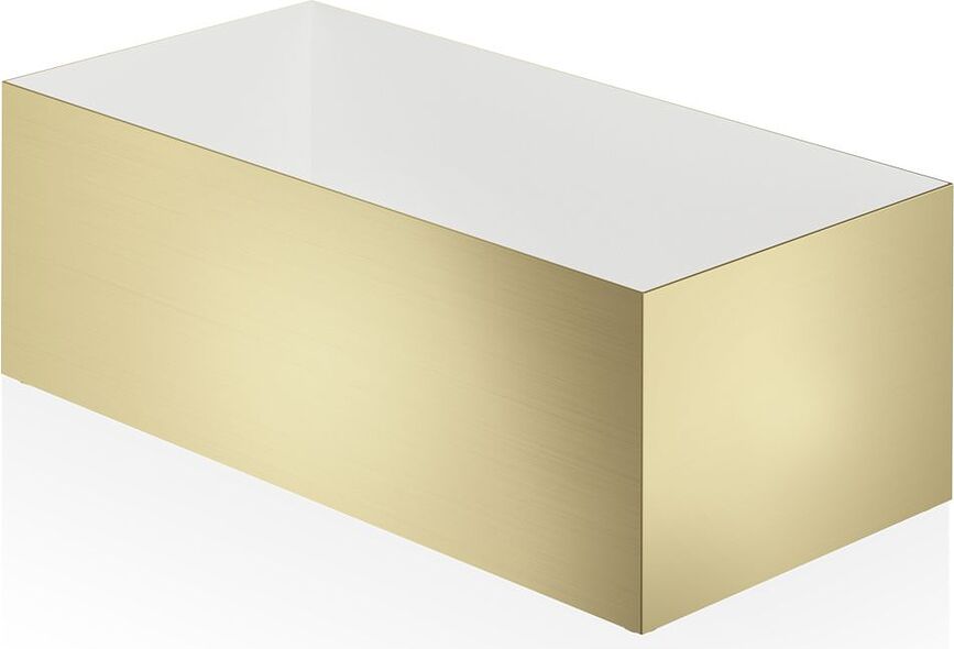 Corner Bathroom container 25 cm gold matte