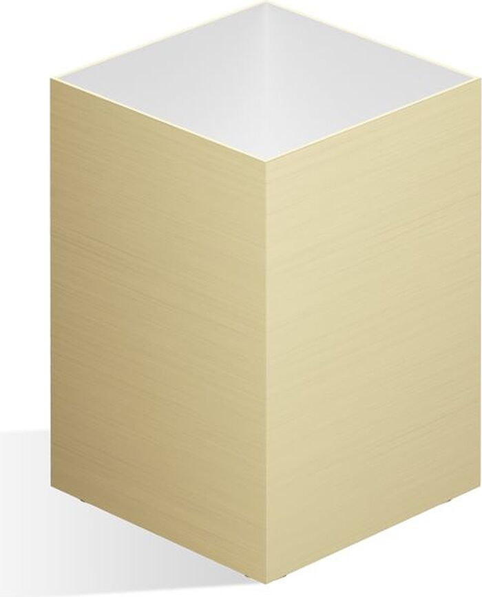 Corner Bathroom container 9 cm gold matte