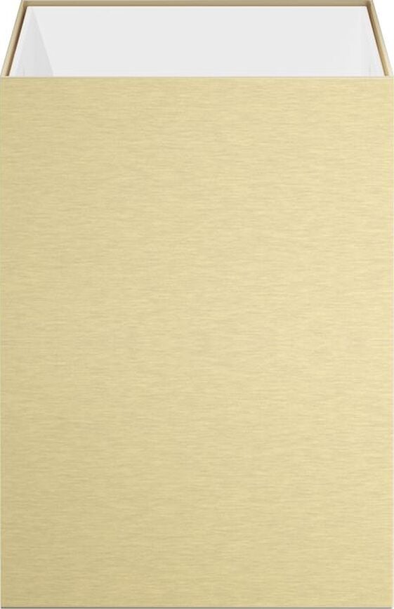 Corner Bathroom waste basket 24 cm gold matte
