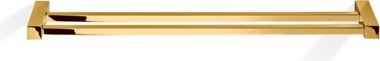 Corner Handtuchreling 60 cm goldfarben doppelt