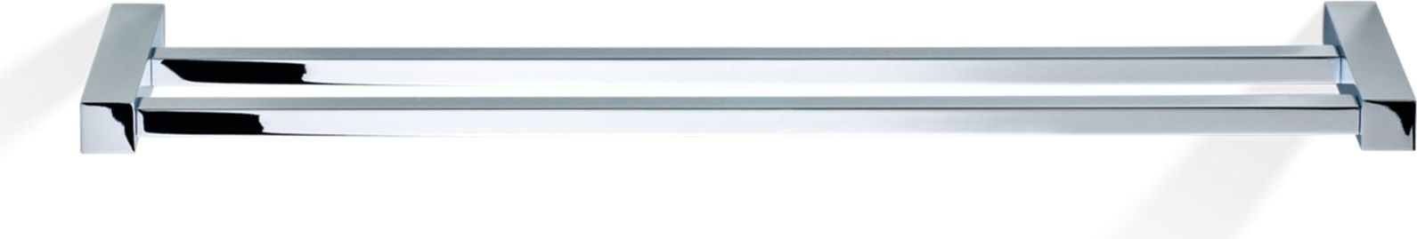 Corner Handtuchreling 80 cm Chrom doppelt