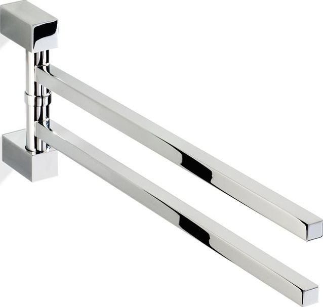 Corner Handtuchreling senkrecht Chrom doppelt