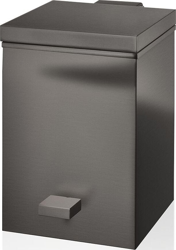 Corner Kanta za Smeće Soft Close kvadratna tamni metal mat 26,5 cm