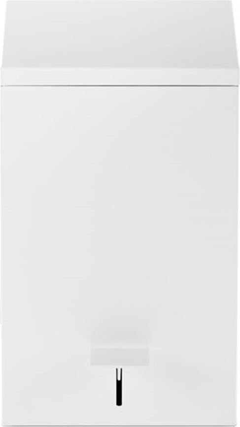 Corner Poubelle de Salle de Bain carrée Soft Close, 32 cm, blanche mate