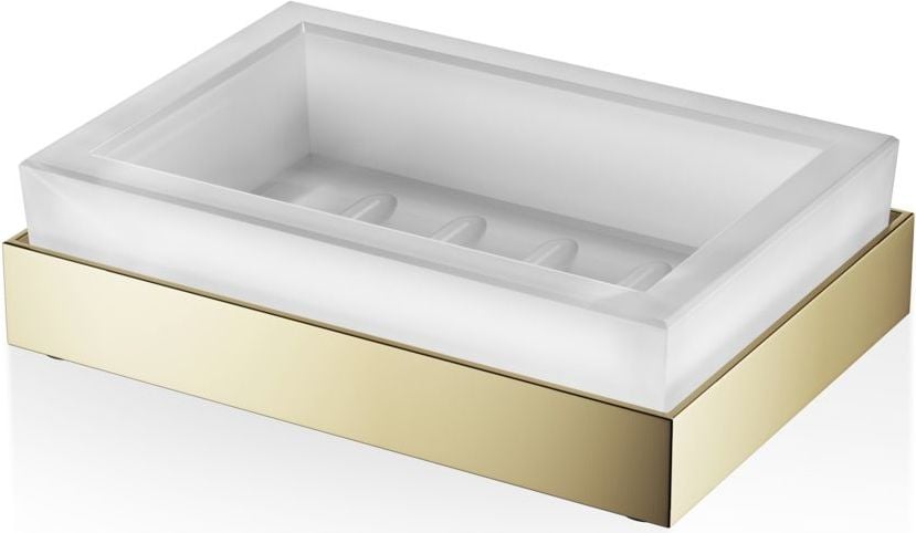 Corner Seifenschale gold matt