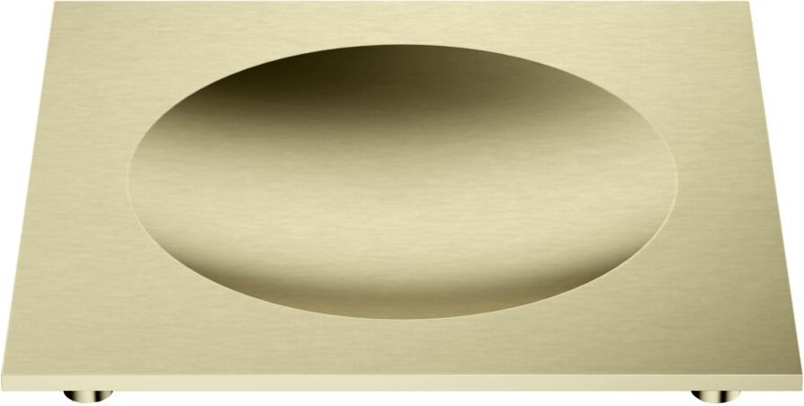 Corner Seifenschale quadratisch gold matt