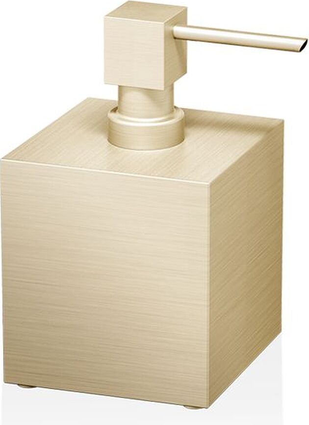 Corner Soap dispenser low gold matte