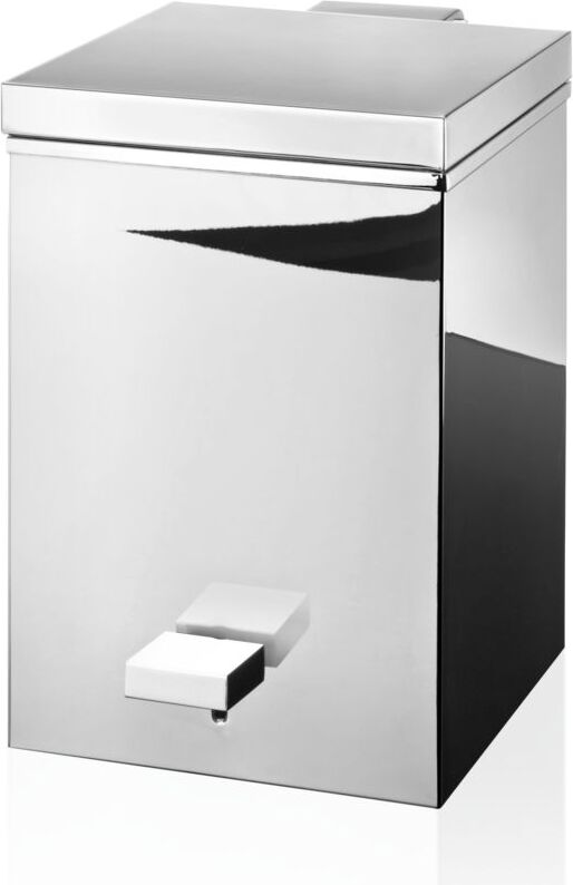 Badezimmerkörbe Corner Soft Close Badezimmer-Abfallbehälter 26, 5 Cm Quadratisch Chrom