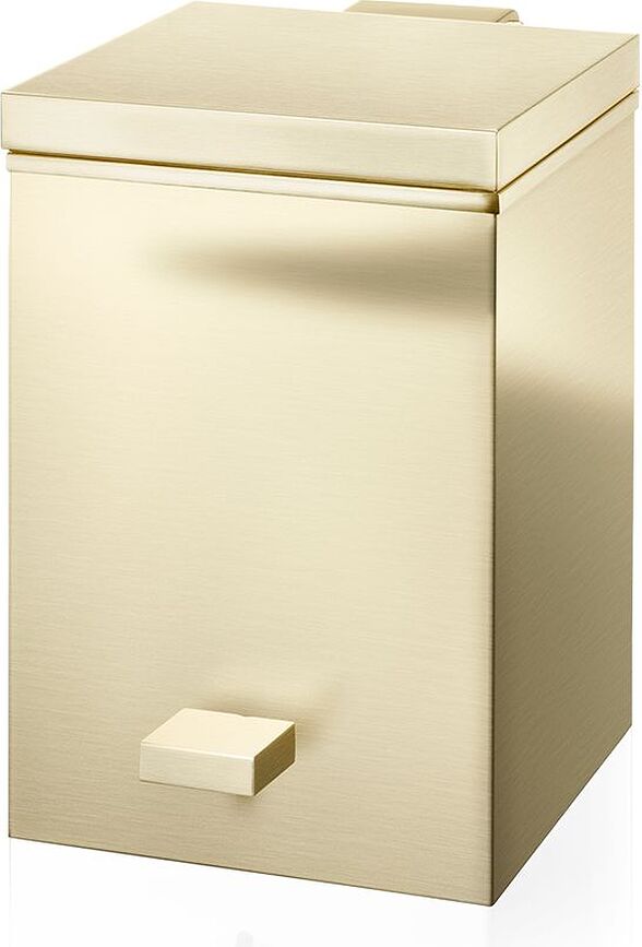 Corner Soft Close Badezimmer-Abfallbehälter 26,5 cm quadratisch gold matt