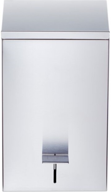 Corner Soft Close Badezimmer-Abfallbehälter 32 cm quadratisch Stahl matt