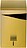 Corner Soft Close Vannitoa prügikorv 32 cm ruuduline kuldne