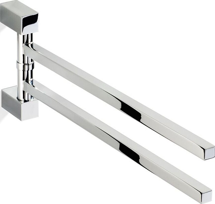 Corner Towel rail vertical double