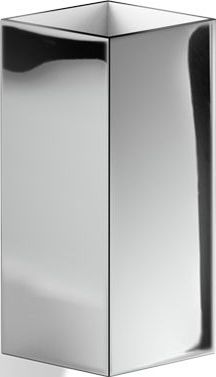 Corner Zahnbürstenbecher Chrom für die Wand