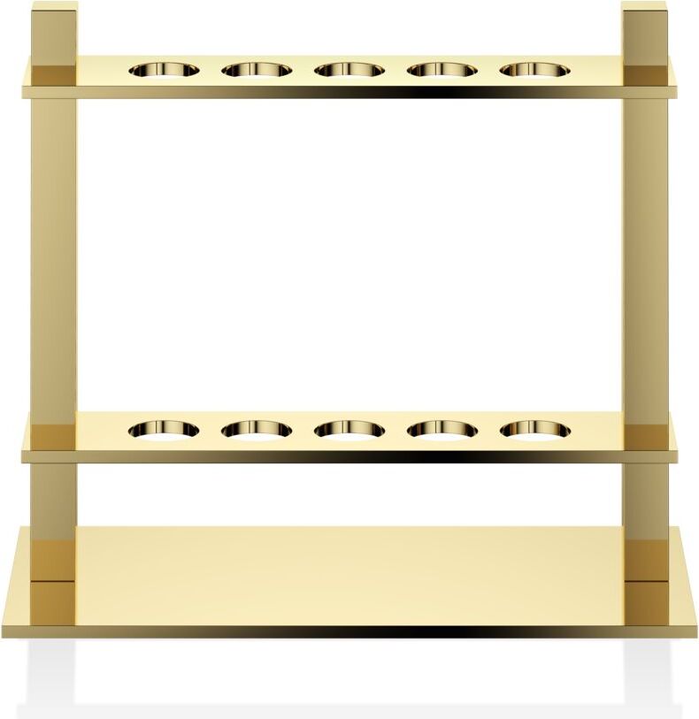 Corner Zahnbürstenständer goldfarben