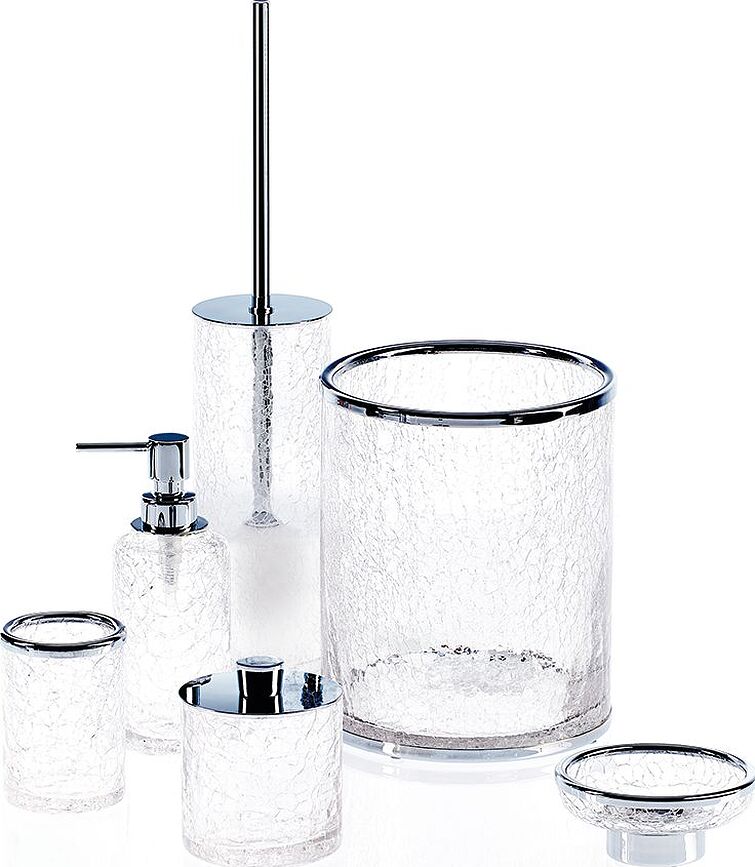 Crack Lonček za zobne ščetke, krom