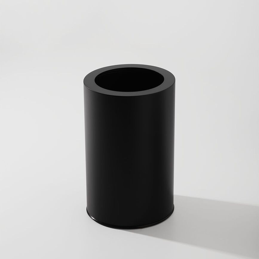 Papelera de baño de acero Rooms, mate