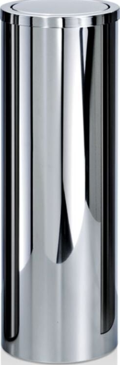 Decor Walther Badezimmer-Abfallbehälter 60 cm rund polierter Stahl