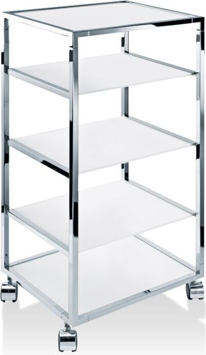 Decor Walther Badezimmerschrank weiß auf Rollen