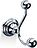 Decor Walther Classic Crochet porte-serviettes double, chromé
