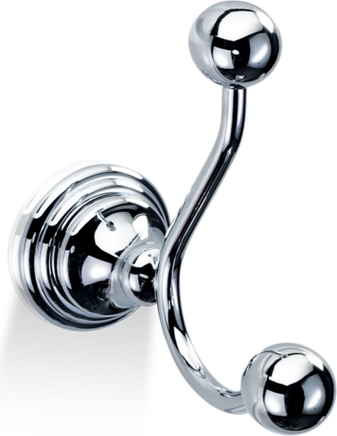 Decor Walther Classic Haken für Handtücher Chrom doppelt