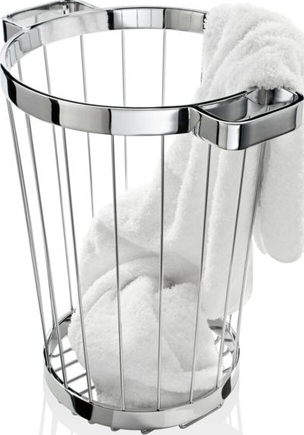 Decor Walther Classic Panier à Linge 39,5 cm, chromé
