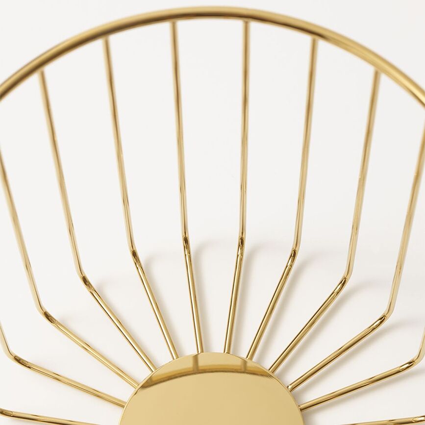 Decor Walther Classic Panier à Serviettes 26 cm, or mat