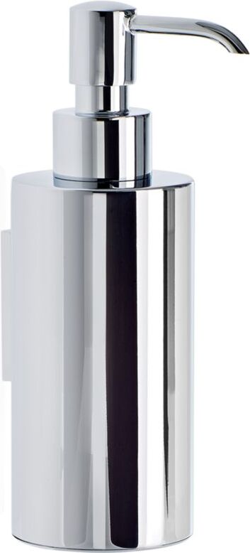 Chrome wall mounted soap dispenser