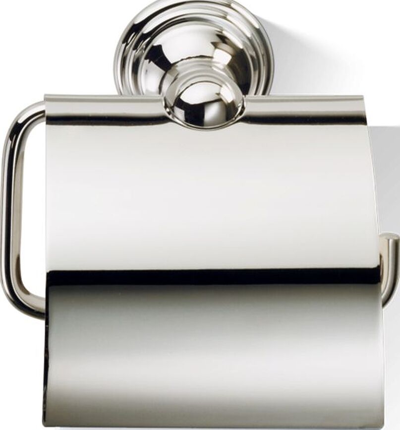 Decor Walther Classic Toilet paper hanger with flap nickel