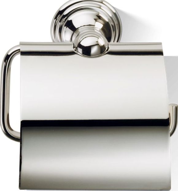 Decor Walther Classic Toilettenpapierhalter mit Klappe Nickel