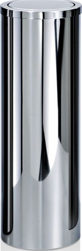 Decor Walther Κάδος Απορριμμάτων Μπάνιου στρογγυλός, 60 cm, γυαλισμένο ατσάλι