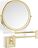 Decor Walther Kosmetikspiegel mit 5x Vergrößerung 48 cm gold matt mit Ausleger