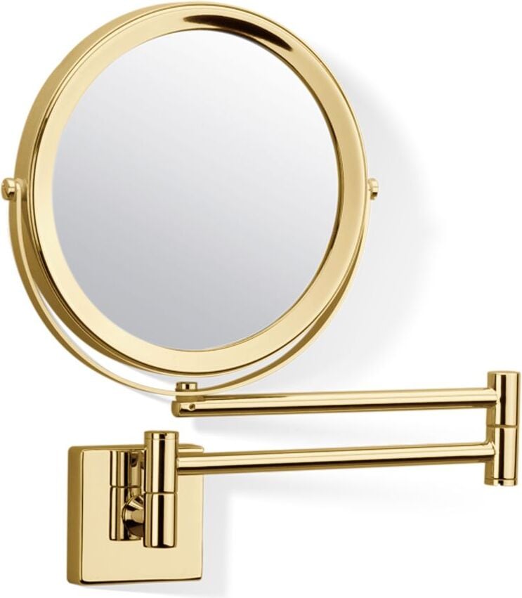 Decor Walther Kosmetikspiegel mit 5x Vergrößerung 48 cm goldfarben mit Ausleger