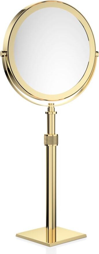 Decor Walther Kosmetikspiegel mit 5x Vergrößerung goldfarben