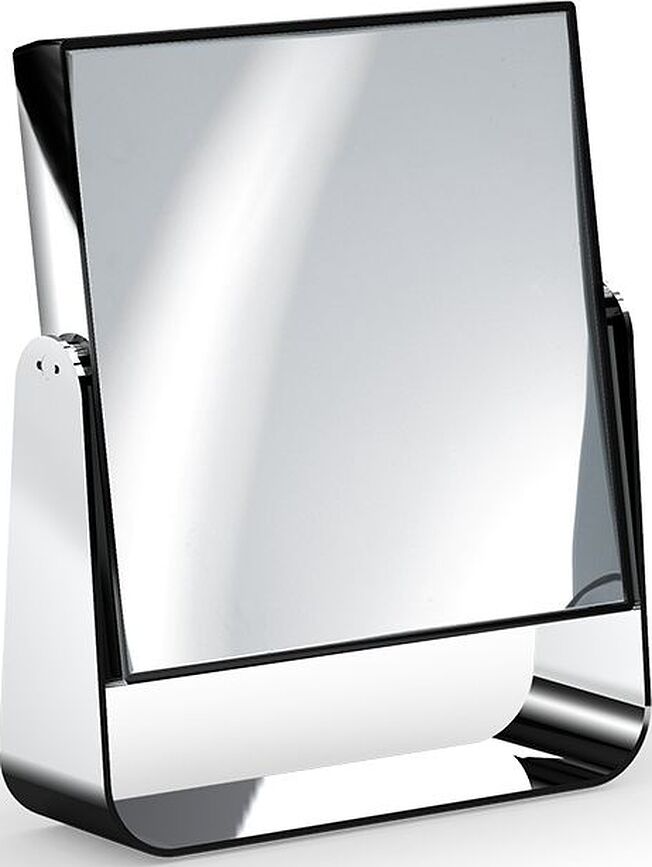 Decor Walther Miroir Cosmétique grossissant sur pied, carré, chromé