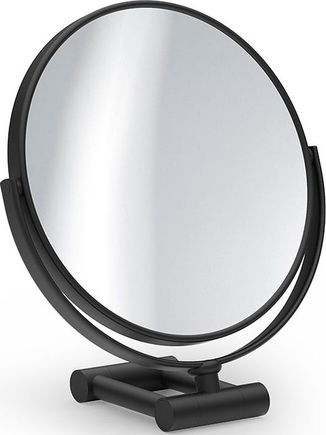 Decor Walther Miroir Cosmétique grossissant sur pied, noir mat