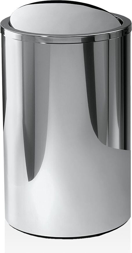 Decor Walther Panier à Linge rond avec couvercle, 58 cm, acier poli
