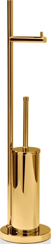 Decor Walther Toilettenpapierständer und WC-Bürste goldfarben