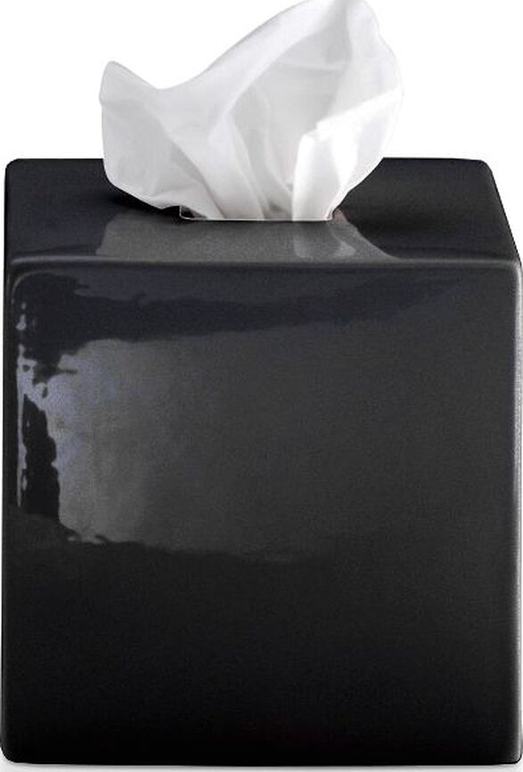 Dispensador de Pañuelos Porzellan, cuadrado, negro