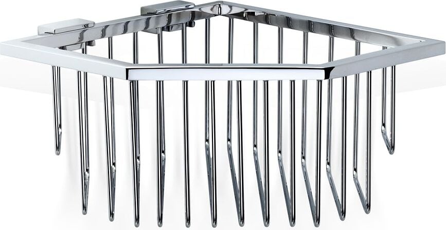 Estante de Ducha esquinero cromado Corner, con fijación oculta