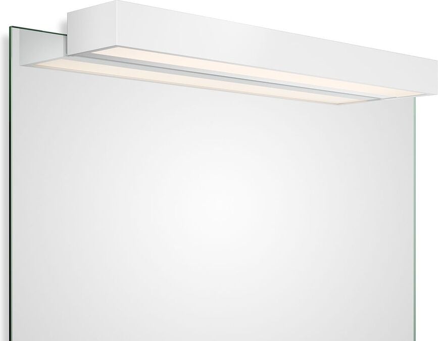 Gaismeklis virs spoguļa Box Clip On LED 2700K matēts balts 60 cm