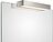 Gaismeklis virs spoguļa Box Clip On LED 2700K niķeļa krāsa 40 cm