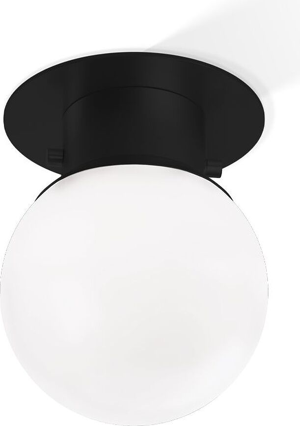 Griestu lampa Globe matēta melna