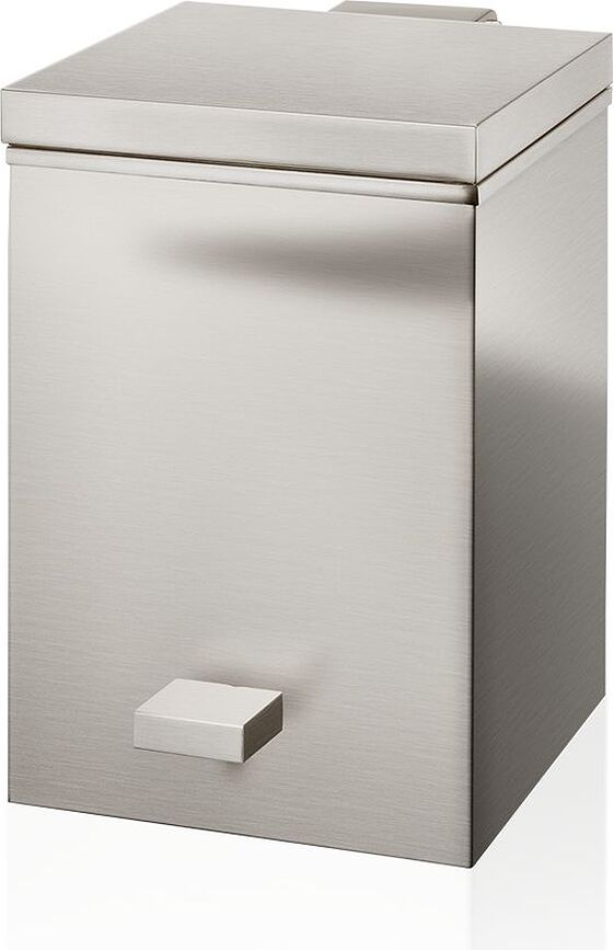 Κάδος Μπάνιου γωνιακός, soft close, τετράγωνος, 26,5 εκ., νίκελ