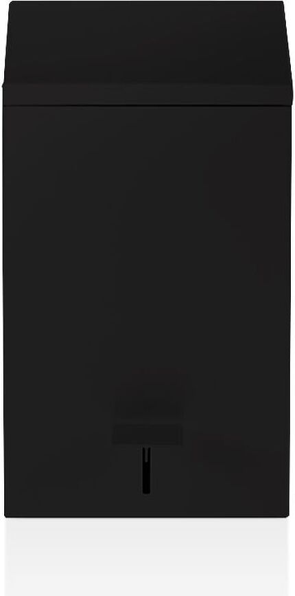 Κάδος Μπάνιου γωνιακός, Soft Close, τετράγωνος, 32 cm, μαύρο ματ