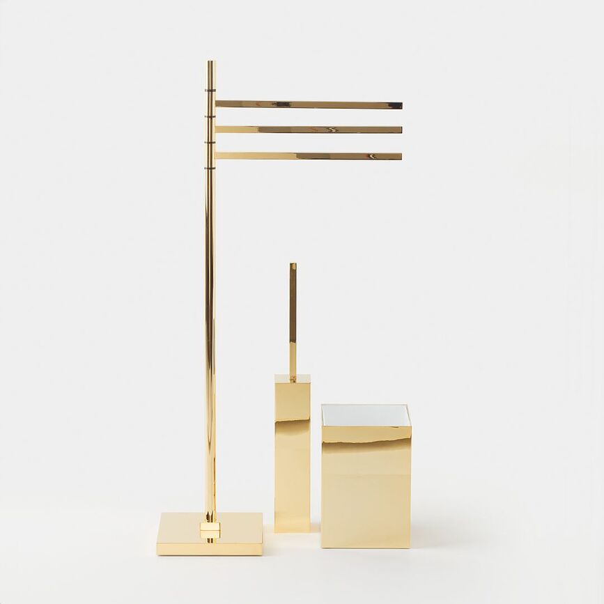 Corner Koš za smeti, 24 cm, temno mat kovinski