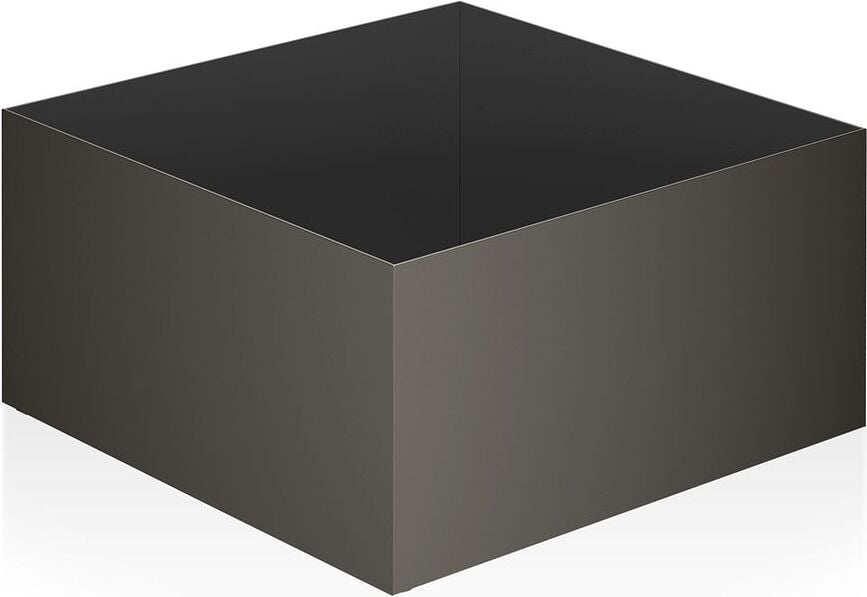 Koupelnová dóza Corner 17 cm tmavý matný kov