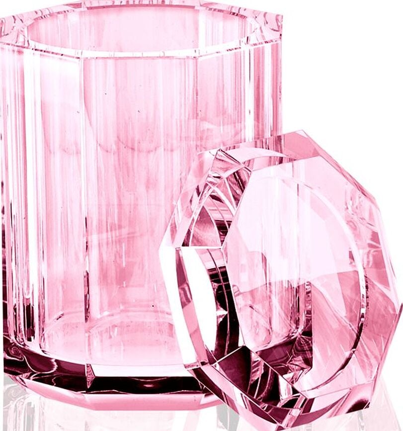 Kristall Bathroom container pink