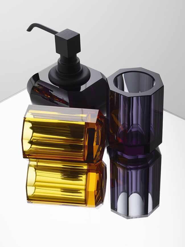 Kristall Čaša za četkice za zube tamnoplava