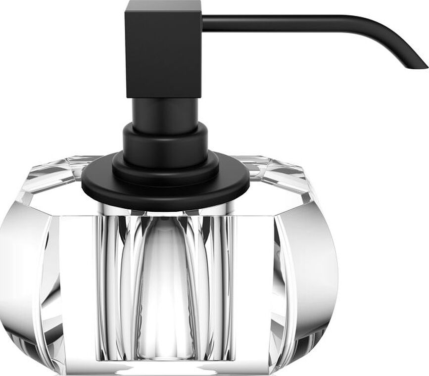 Kristall Distributeur de Savon, noir mat